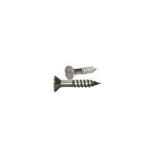TORNILLO 4X50 ROSCA MADERA CABEZA PLANA ZINCADO 100UDES