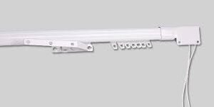 RIEL ALUMINIO 0.87-1.50 EXTENSIBLE BLANCO