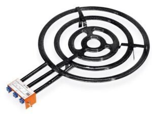 PAELLERO PLANO 3 FUEGOS 4 AROS 600MM EL CID