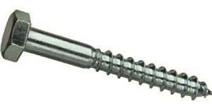 TORNILLO TIRAFONDO 8X50 C/EXAGONAL DIN 571