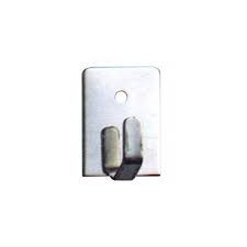 PERCHA INOX ADHESIVA BLISTER 2 UDES