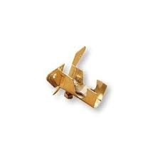 SOPORTE BARRA 12MM ORO JUEGO 2UDES CORTO