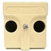 PLACA ANTENA MARFIL SIMON 27