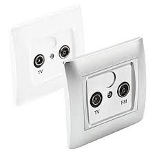 BASE ANTENA +RADIO SERIE MATEL BLANCA