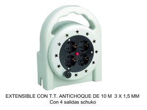 EXTENSIBLE 10MTRS ANTICHOQUE