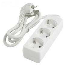 BASE ENCHUFE 3 TOMAS 1.5MTRS DE CABLE