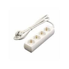 BASE ENCHUFE 4 TOMAS 1.5MTRS DE CABLE