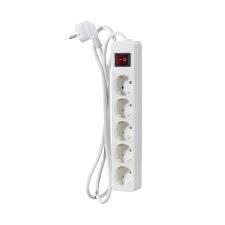 BASE ENCHUFE 5 TOMAS C/INTERRUPTOR 1.5MTRS CABLE