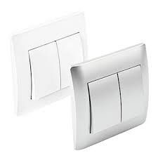 CONMUTADOR DOBLE GRIS SERIE MATEL