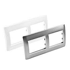 MARCO 2 VENTANAS GRIS HORIZONTAL SERIE MATEL