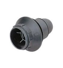 PORTALAMPARAS ROSCA MIGNON E-27 NEGRO