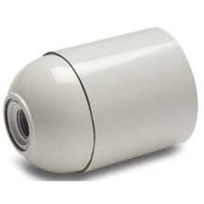 PORTALAMPARAS E-27 BLANCO PARA ROSCA