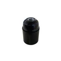 PORTALAMPARAS MINI E-14 NEGRO PARA ROSCA