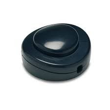 INTERRUPTOR DE PASO PULSADOR NEGRO 2A 250V