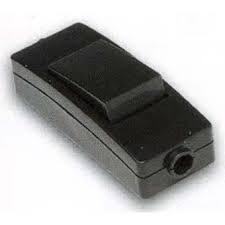 INTERRUPTOR DE PASO 2A 250V NEGRO FAMATEL