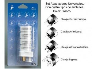 SET ADAPTADORES UNIVERSALES 4 UNIDADES
