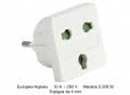 CLAVIJA ADAPTADOR BLANCA 16A250V MAX 3500W