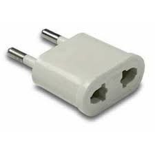 ADAPTADOR CLAVIJA 4MM-4.8MM BLANCA