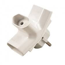 ADAPTADOR TRIPLE 4MM CON CARCASA DESMONTABLE PARA 4.8MM