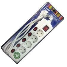 BASE MULTIPLE 5 TOMAS INTERRUPTOR INDIVIDUAL