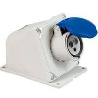 BASE CETAC 2P+T 16A-6H 220-250V SUPERFICIE