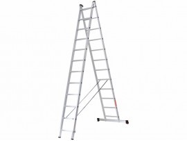 ESCALERA ALUMINIO 2 TRAMOS 9 PASOS 4.28 MTRS