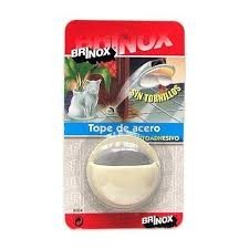 TOPE PUERTA ACERO BEIG ADHESIVO