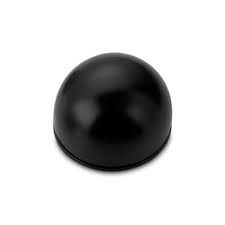 TOPE PUERTA NEGRO FLEXIBLE 2UDES ADHESIVO