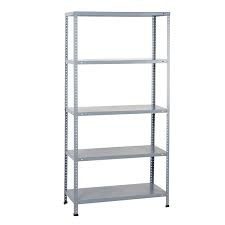 ESTANTERIA METALICA BLANCA 165X75X30CM 5 BANDEJAS