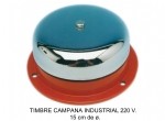 TIMBRE CAMPANA INDUSTRIAL 15CM