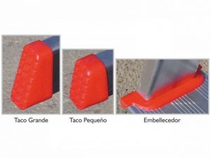 CONTERA ESCALERA DOMESTICA ROJA 5X2CM 2 UDES