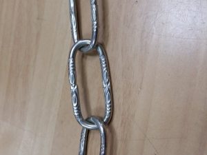 CADENA LAMPARA NIQUELADA 4.5CM 3MM GRUESO