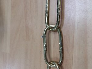 CADENA LAMPARA ORO 4.5CM 3MM GRUESO