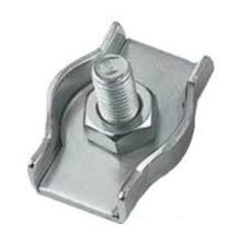 SUJETACABLES CHAPA 30MM 1 TORNILLO GALVANIZADO 4 UDES