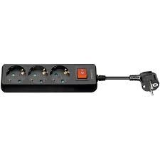 BASE ENCHUFE 3 TOMAS 1.5MTRS CABLE CON INTERRUPTOR