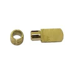 PORTAESTANTE LATON CON CASQUILLO EMPOTRAR 6 UDES