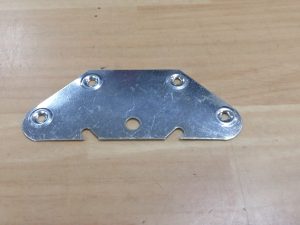 CHAPA COLGADOR ZINCADA 9CMX36MM 6UDES