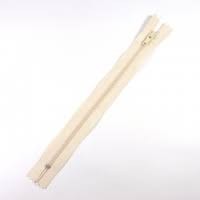 CREMALLERA BLANCA 45CM NYLON CON TOPE
