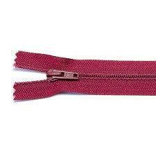 CREMALLERA BURDEOS 20CM NYLON CON TOPE