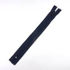 CREMALLERA AZUL MARINO 18CM NYLON CON TOPE