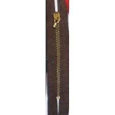 CREMALLERA MARRON 16CM METALICA C/TOPE