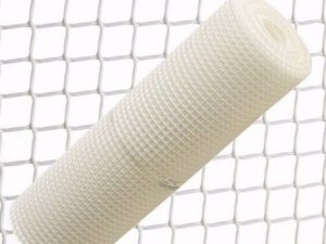 malla plastico blanca 2cm 1mtrs/el metro