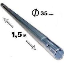 mastil antena 1.5mtrs