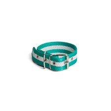 collar nylon 40cm con hebilla cuero andaluz