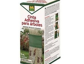 cinta adhesiva para troncos antihormigas masso 5mtrs+alambre