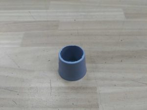 contera exterior plastico gris 16mm
