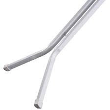 contera mesa de plancha blanca goma 35x20mm
