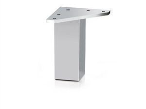 pata mueble cuadrada 100x40mm cromo brillo 4udes