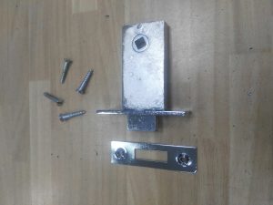 picaporte ayr 955/45 cromado cuadradillo 6mm