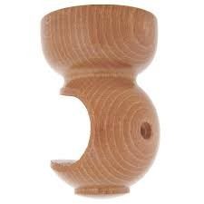 soporte techo liso 28mm pino